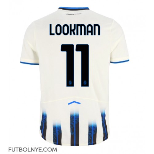 Camiseta Atalanta Ademola Lookman #11 Visitante Equipación 2025-26 manga corta